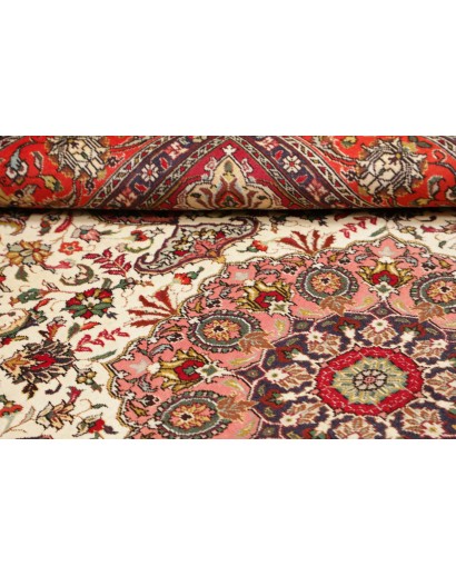 Tappeto Tabriz Persia beige marrone 203x298