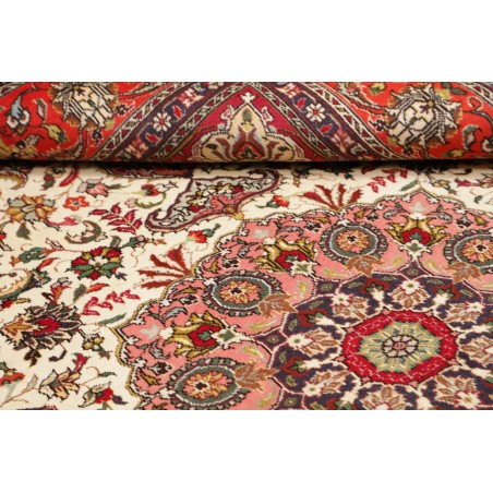 Tappeto Tabriz Persia beige marrone 203x298