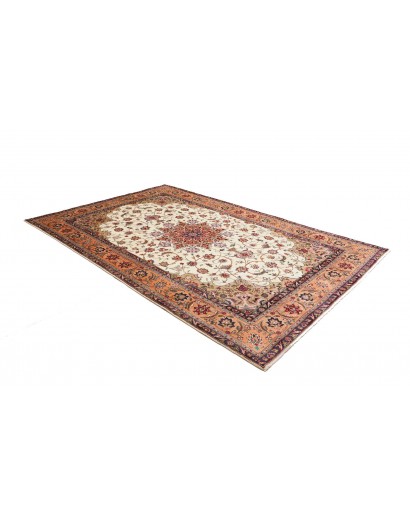 Tappeto Tabriz Persia marrone beige 198x294