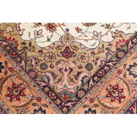 Tappeto Tabriz Persia marrone beige 198x294
