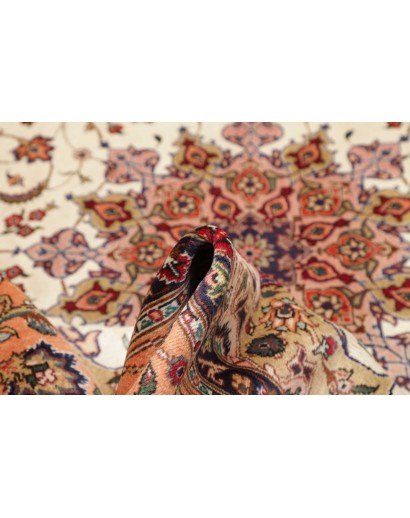 Tappeto Tabriz Persia marrone beige 198x294