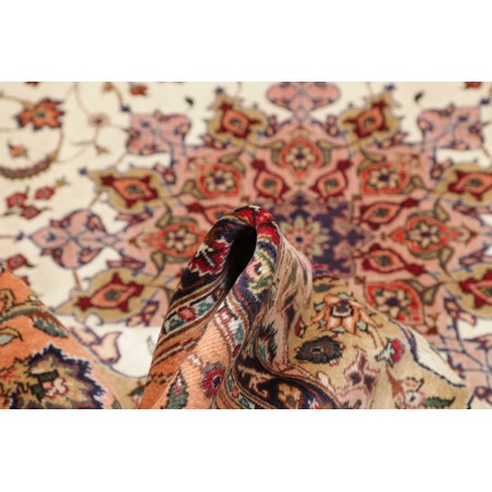 Tappeto Tabriz Persia marrone beige 198x294