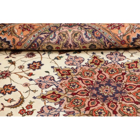 Tappeto Tabriz Persia marrone beige 198x294