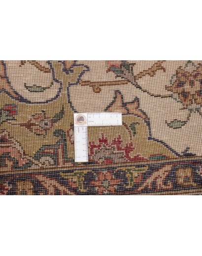 Tappeto Tabriz Persia marrone beige 198x294