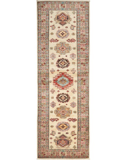 Tappeto Kazak Fine Pakistan marrone rosso 80x242