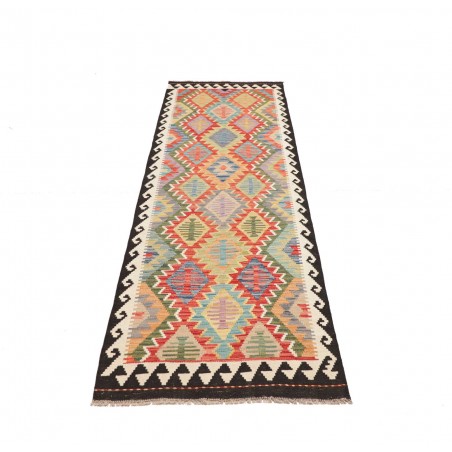 Tappeto Kilim Afghanistan marrone grigio 80x293