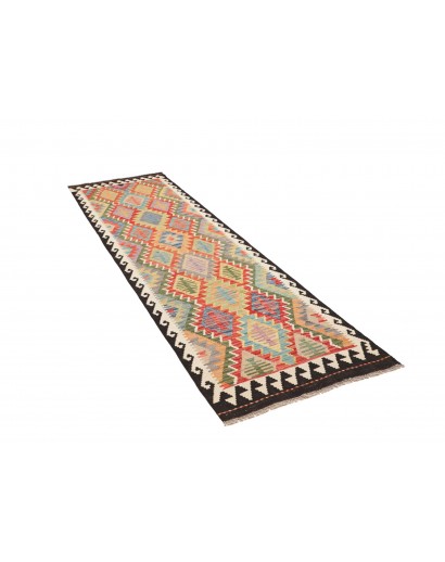 Tappeto Kilim Afghanistan marrone grigio 80x293