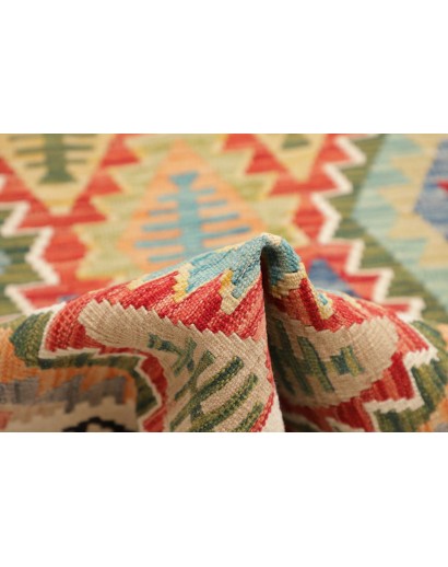Tappeto Kilim Afghanistan marrone grigio 80x293