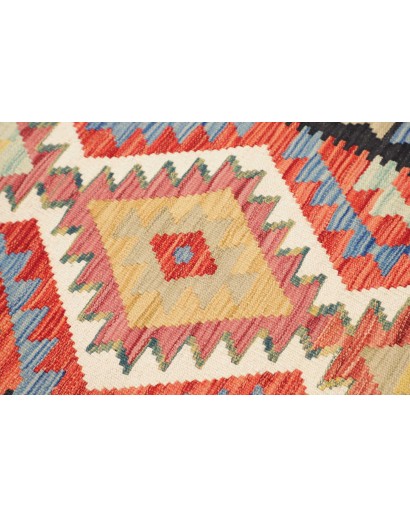 Tappeto Kilim Afghanistan marrone grigio 76x294