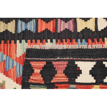 Tappeto Kilim Afghanistan marrone grigio 76x294