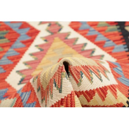 Tappeto Kilim Afghanistan marrone grigio 76x294