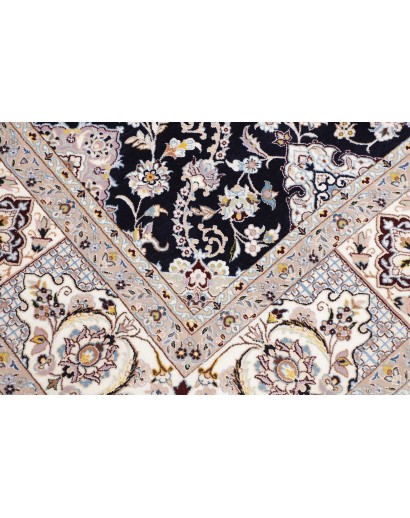 Tappeto Nain 6La Persia bianco grigio 180x246