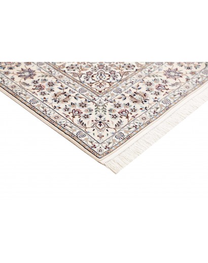 Tappeto Nain 6La Persia bianco grigio 148x223