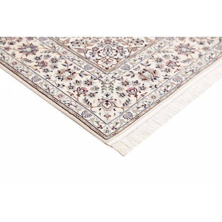 Tappeto Nain 6La Persia bianco grigio 148x223