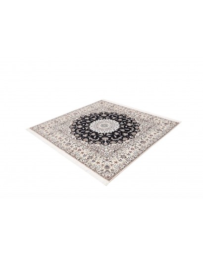 Tappeto Nain 6La Persia bianco blu 172x170