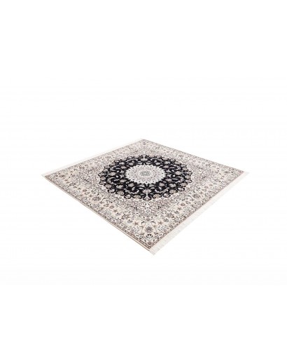 Tappeto Nain 6La Persia bianco blu 172x170