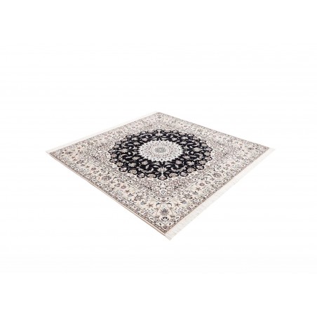 Tappeto Nain 6La Persia bianco blu 172x170