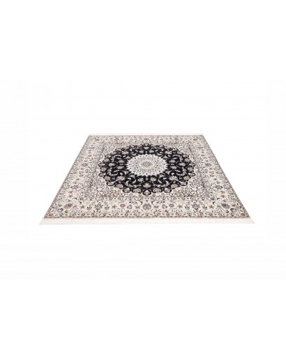Tappeto Nain 6La Persia bianco blu 172x170