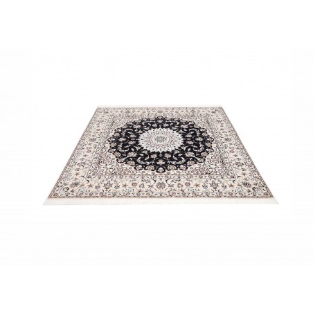 Tappeto Nain 6La Persia bianco blu 172x170