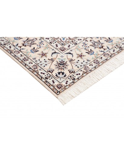Tappeto Nain 6La Persia bianco blu 172x170