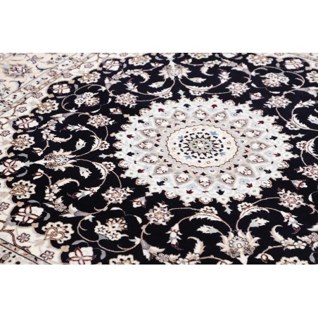 Tappeto Nain 6La Persia bianco blu 172x170