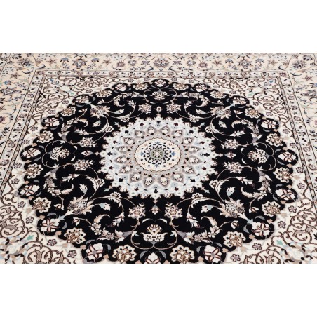 Tappeto Nain 6La Persia bianco blu 172x170