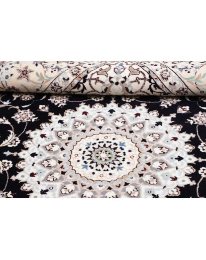 Tappeto Nain 6La Persia bianco blu 172x170