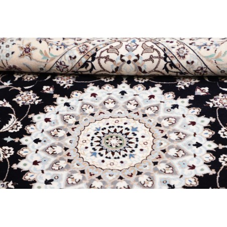 Tappeto Nain 6La Persia bianco blu 172x170