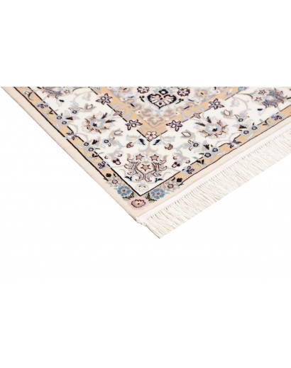 Tappeto Nain 6La Persia bianco grigio 126x175