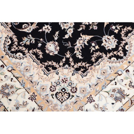 Tappeto Nain 6La Persia bianco grigio 126x175