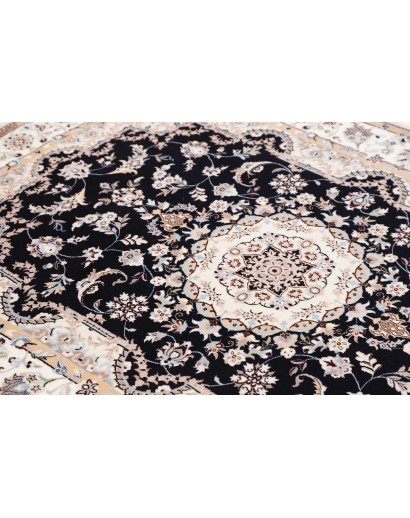 Tappeto Nain 6La Persia bianco grigio 126x175