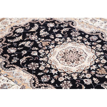 Tappeto Nain 6La Persia bianco grigio 126x175