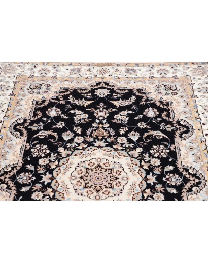 Tappeto Nain 6La Persia bianco grigio 126x175