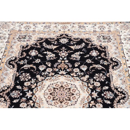 Tappeto Nain 6La Persia bianco grigio 126x175