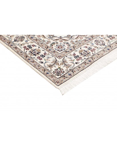 Tappeto Nain 6La Persia bianco grigio 156x234