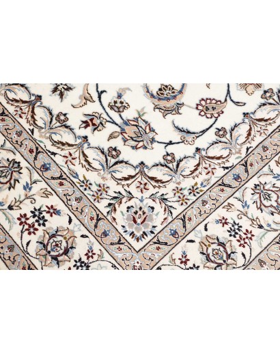 Tappeto Nain 6La Persia bianco grigio 156x234