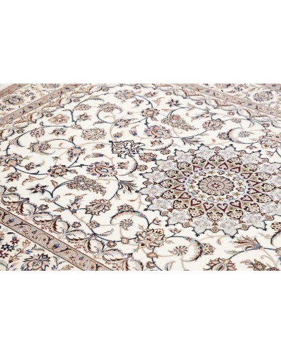 Tappeto Nain 6La Persia bianco grigio 156x234