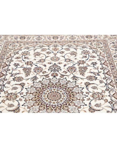 Tappeto Nain 6La Persia bianco grigio 156x234