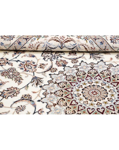 Tappeto Nain 6La Persia bianco grigio 156x234