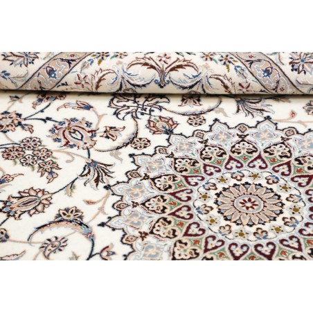 Tappeto Nain 6La Persia bianco grigio 156x234