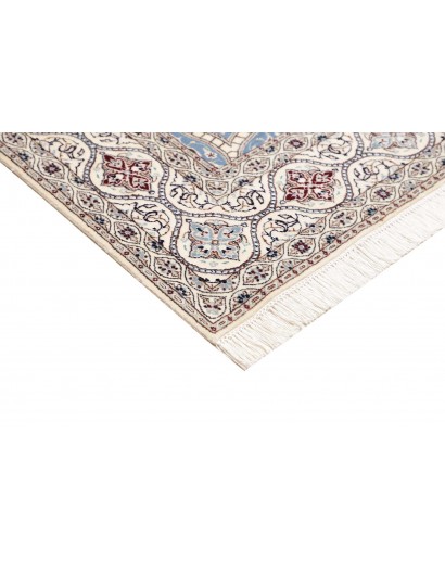 Tappeto Nain 6La Persia bianco grigio 157x240