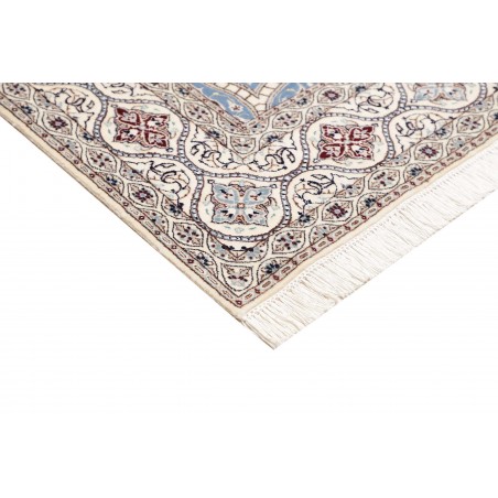 Tappeto Nain 6La Persia bianco grigio 157x240
