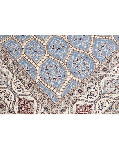 Tappeto Nain 6La Persia bianco grigio 157x240