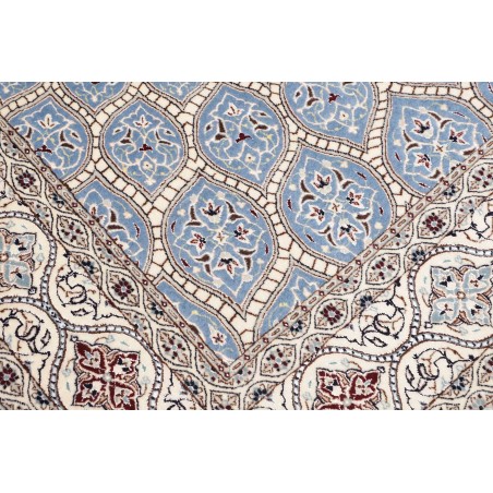 Tappeto Nain 6La Persia bianco grigio 157x240