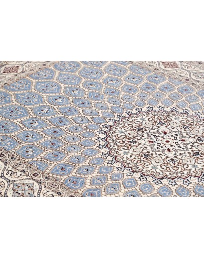 Tappeto Nain 6La Persia bianco grigio 157x240
