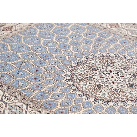 Tappeto Nain 6La Persia bianco grigio 157x240