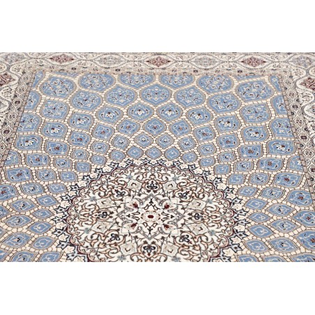 Tappeto Nain 6La Persia bianco grigio 157x240