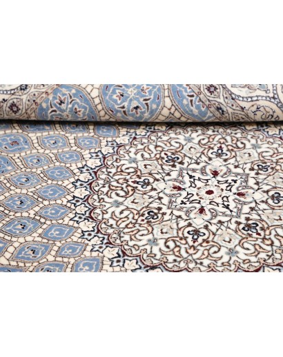 Tappeto Nain 6La Persia bianco grigio 157x240