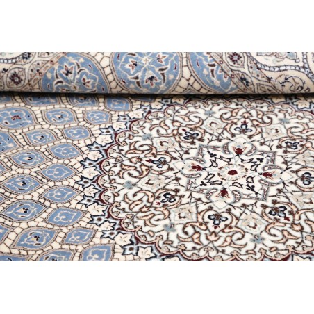 Tappeto Nain 6La Persia bianco grigio 157x240