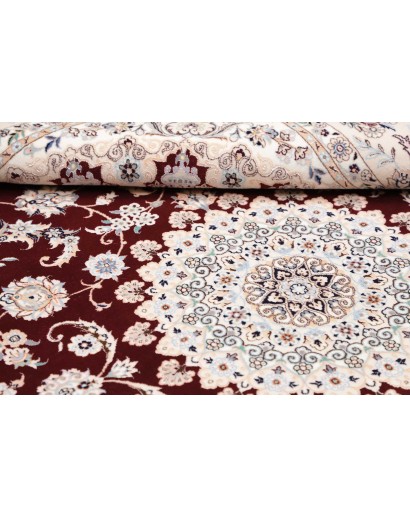 Tappeto Nain 6La Persia bianco marrone 160x240